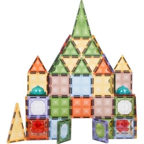 3D Magnetic Blocks Set with Backlight, 75 pcs.