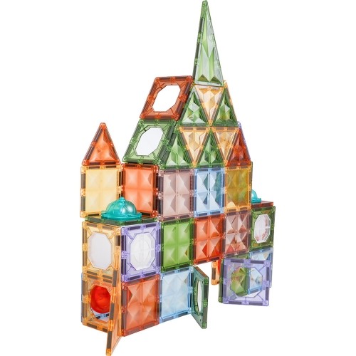 3D Magnetic Blocks Set with Backlight, 75 pcs.