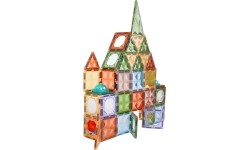 3D Magnetic Blocks Set with Backlight, 75 pcs.