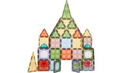 3D Magnetic Blocks Set with Backlight, 75 pcs.
