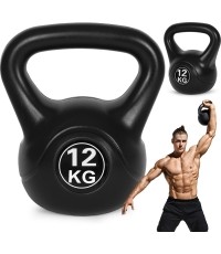 Kettlebell kettle 12 kg do ćwiczeń hantla kula odważnik obciążenie ciężar fitness ModernHome