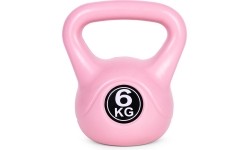 Kettlebell kettle 6 kg do ćwiczeń hantla kula odważnik obciążenie ciężar fitness różowy ModernHome