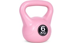 Kettlebell kettle 6 kg do ćwiczeń hantla kula odważnik obciążenie ciężar fitness różowy ModernHome