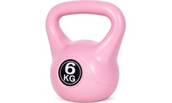 Kettlebell kettle 6 kg do ćwiczeń hantla kula odważnik obciążenie ciężar fitness różowy ModernHome