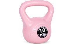Kettlebell kettle 10 kg do ćwiczeń hantla kula odważnik obciążenie ciężar fitness różowy ModernHome