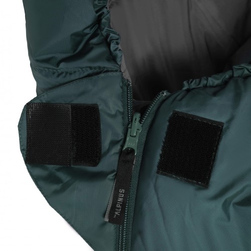 Śpiwór Alpinus Fiber Pro 800, prawy, zielony