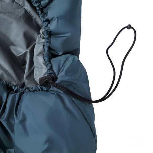 Śpiwór Alpinus Fiber Pro WS 1300, prawy, szałwiowy
