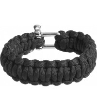 Bransoletka paracord BCB, czarna