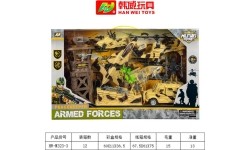 MEGA Military Set with Figures and Vehicles