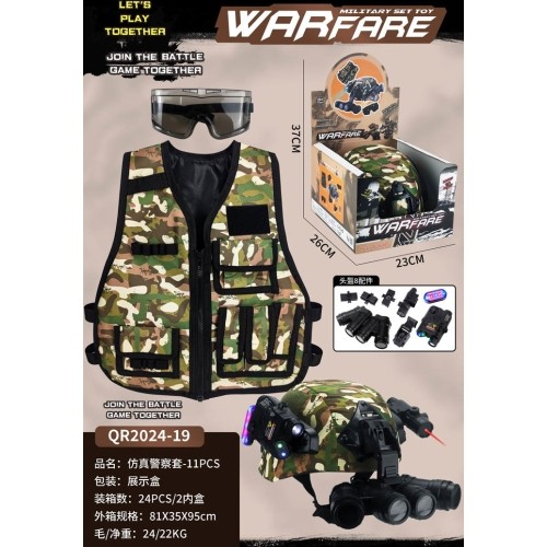Little Soldier's Military Kit with Helmet