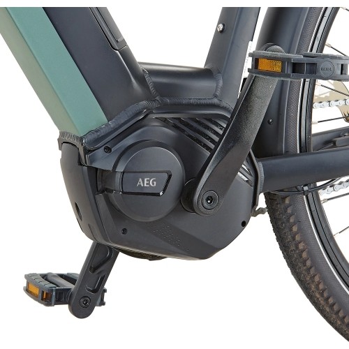 Rower elektryczny Prophete Geniesser 4.0 28" 7-biegowy, rozmiar ramy 19" (48 cm), czarno-zielony
