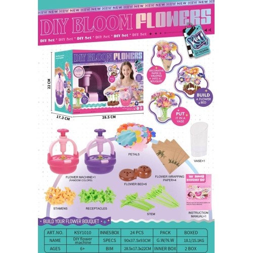 Creative Flower Making Set + Machine