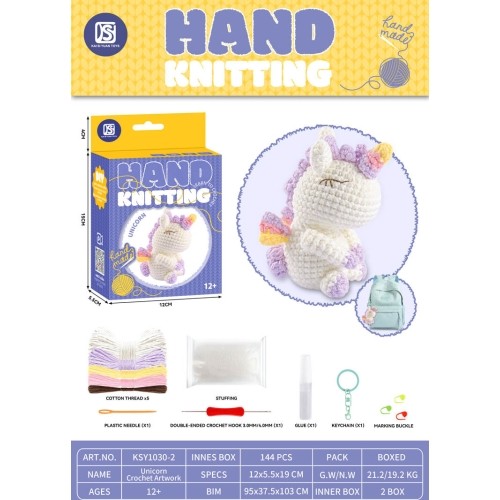 Creative Unicorn Fingernail Making Set