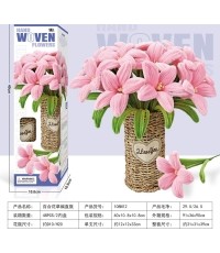 Bouquet of Soft Flowers DIY Pink Lilies