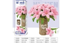 Bouquet of Soft Flowers DIY Pink Lilies