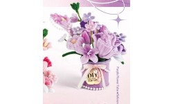 DIY Soft Flower Set Purple Bouquet