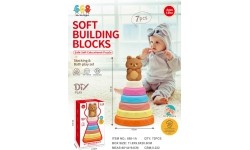 Coloured Soft Pyramid Teddy Bear