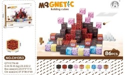Magnetic Cubes Set, Magnetic bricks 86el.
