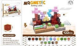 Magnetic Cubes Set, Magnetic bricks 122el.