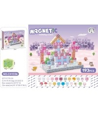 Magnetic Cubes Set, Magnetic bricks 193el.