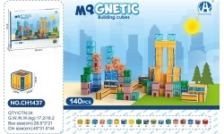 Magnetic Cube Set, Magnetic Blocks 140 pcs.