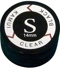 Nakładka do kija bilardowego KamuiClear Black, miękka, 14mm