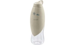 Silikonowa butelka Hunter Letter 550 ml z miską, beżowa