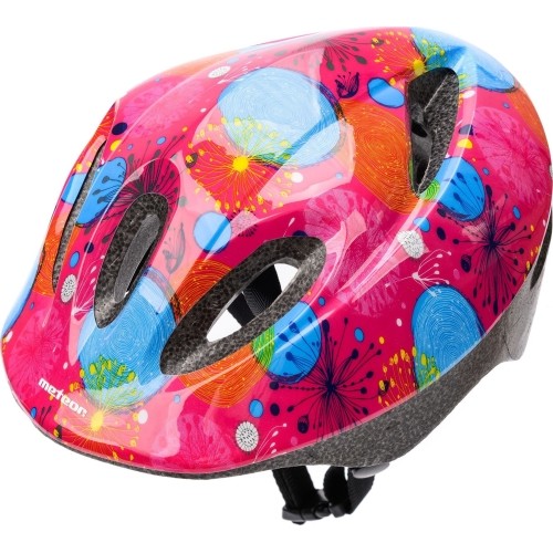 kask rowerowy ks05 - Abstrakt różowy 