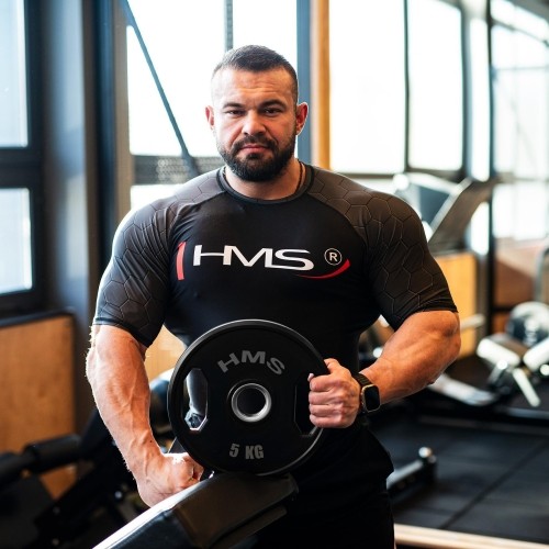 Gumowane talerze olimpijskie TOG HMS - 2x20kg - TOG RUBBERIZING OLYMPIC PLATES HMS