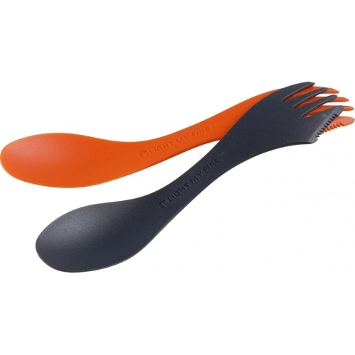 Spork M BIO 2-pack orange/blac