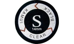KamuiClear Black Cue Tip Soft 14mm