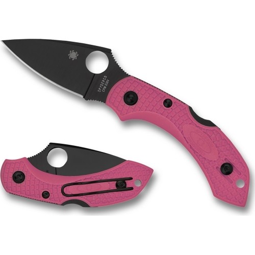 Nóż składany Spyderco C28FPPNS30VBK2 Dragonfly 2 - różowy