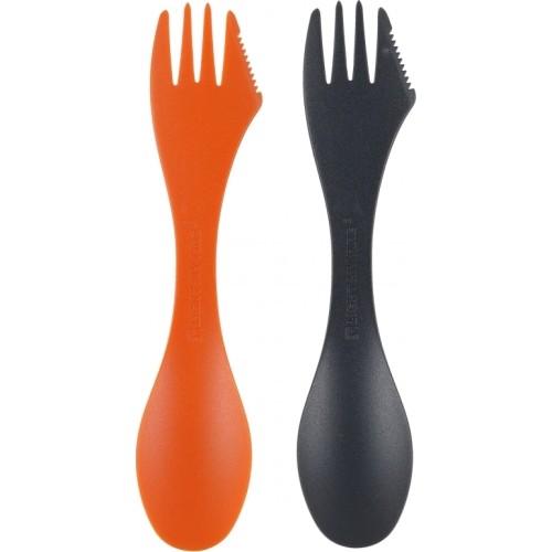 Spork M BIO 2-pack orange/blac
