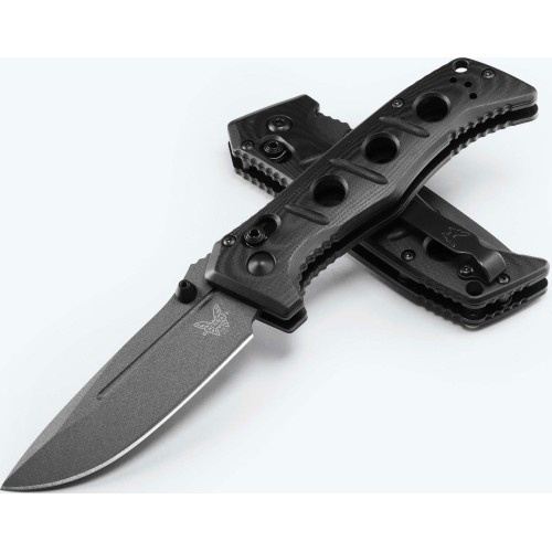 Nóż składany Benchmade 273GY-04 Mini Adamas Magnacut, czarny