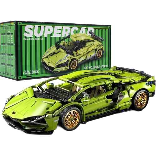 Sports Car Brick Set Green 470pcs.