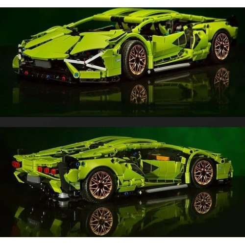 Sports Car Brick Set Green 470pcs.