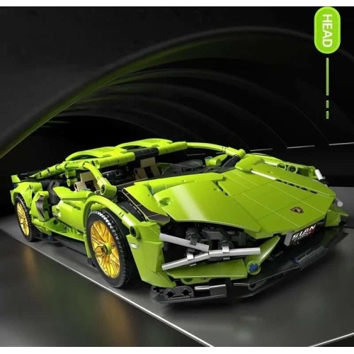 Sports Car Brick Set Green 470pcs.