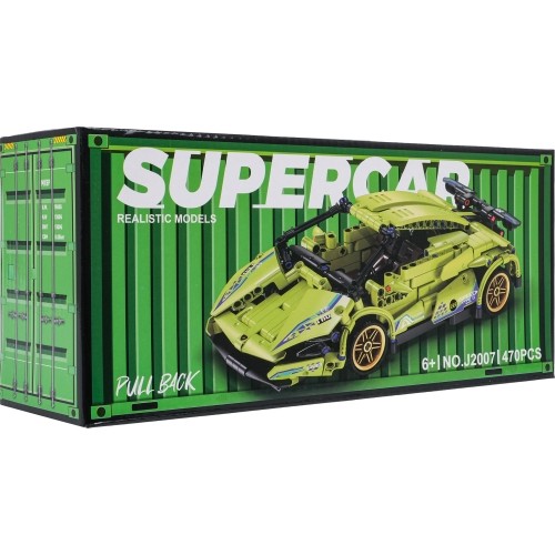 Sports Car Brick Set Green 470pcs.