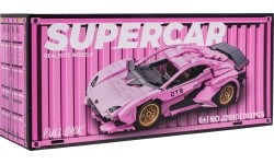 Sports Car Building Blocks Set, Pink, 702 pcs.