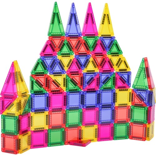 Set of Colorful Magnetic Blocks 75 pcs.