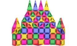 Set of Colorful Magnetic Blocks 75 pcs.