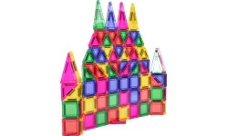 Set of Colorful Magnetic Blocks 75 pcs.