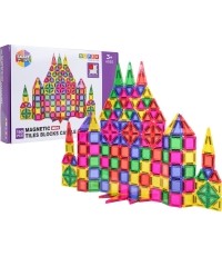 Set of Colorful Magnetic Blocks 150 pcs.