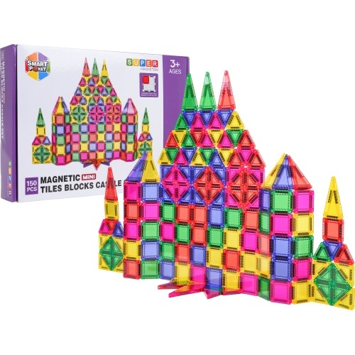 Set of Colorful Magnetic Blocks 150 pcs.