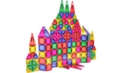 Set of Colorful Magnetic Blocks 150 pcs.