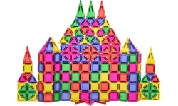 Set of Colorful Magnetic Blocks 150 pcs.