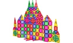 Set of Colorful Magnetic Blocks 150 pcs.