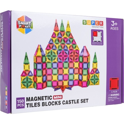 Set of Colorful Magnetic Blocks 150 pcs.