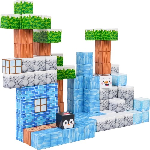 Set of Magnetic Cubes, Blocks, 113 pcs.