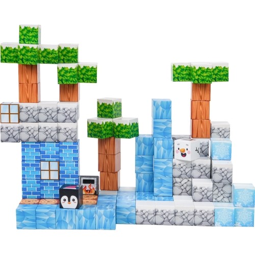 Set of Magnetic Cubes, Blocks, 113 pcs.